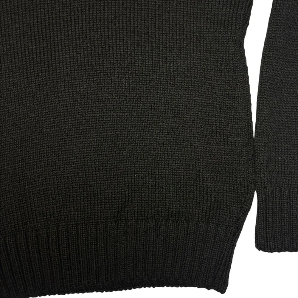 Dale of Norway Myking Nordic Merino Wool Black Chunky Knit Men’s Sweater L NEW - Picture 12 of 16